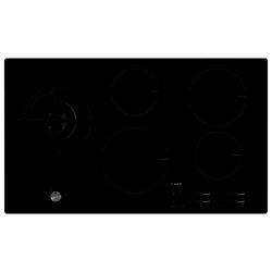 AEG HD955100NB Built-In Glass Induction and Gas Hob, Black